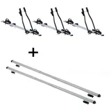 3x Fahrradträger SAGITTAR + Dachträger RAPID kompatibel mit für Ford C-Max 7 II/Grand C-Max (5Türer) ab 10