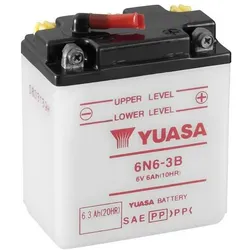 YUASA 6N6-3B Batterie ohne Säurepack