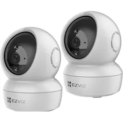 EZVIZ H6C 2MP Indoor PT Kamera, 2er-Set