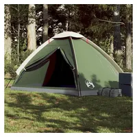 vidaXL Kuppelzelt 4 Personen Grün