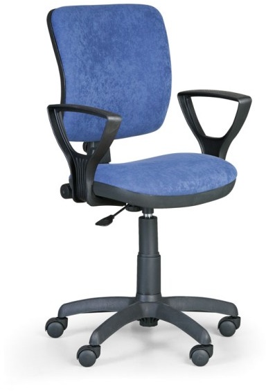 Bürostuhl, Schreibtischstuhl MILANO II, blau