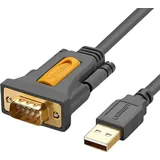 UGREEN USB auf RS232 Seriell Kabel USB Seriell DB9 mit PL2303 Chipsatz (2M)