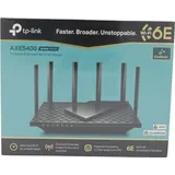 TP-Link Archer AXE75 V1 - Wireless Router - 4-Port-Switch - 1GbE - Wi-Fi 6E - Wi-Fi 6 - Multi-Band - Schwarz