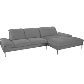 W.Schillig Eckcouch Chenille 3-Sitzer Grau