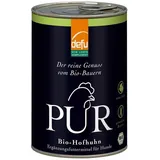 Hund Nassfutter - PUR Hofhuhn Dose 400g | DEFU DEMETER FELDERZ