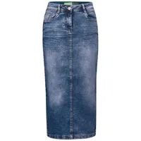 Cecil Damen B361552 Jeansrock, mid Blue wash, 29