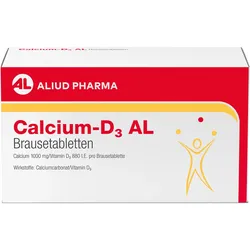 Calcium-D3 AL Brausetabletten bei Calcium- und D3-Mangel und unterstützend zur Osteoporosebehandlung
