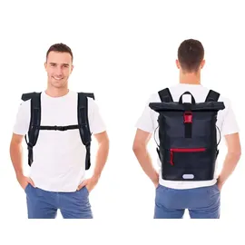Elephant Gin Time Bag Rucksack Schwarz