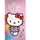 HELLO KITTY Strandtuch 70 x 140 cm rosa