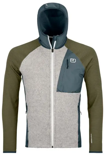 Ortovox Fleece GP Classic Knit Hoody Men - Fleecejacke - L - dark arctic grey