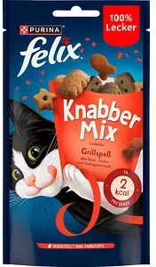 felix® Katzen-Leckerli KnabberMix Grillspaß 8x 60,0 g