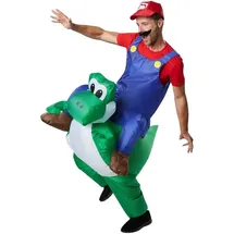 dressforfun Aufsitzkostüm italienischer Klempner Unisex Einheitsgröße