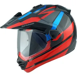 Arai Tour-X5 Africa Twin, Endurohelm - Schwarz/Grau/Blau/Rot - L