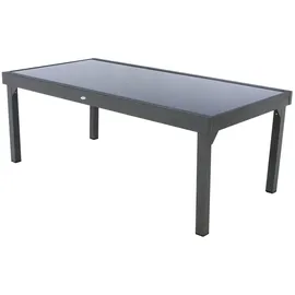 Hesperide Piazza Ausziehbarer Gartentisch 12 Plätze 160 x 90 x 75 cm Anthrazit/Graphitgrau