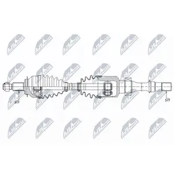 Nty Antriebswelle [Hersteller-Nr. NPW-MZ-041] für Mazda
