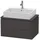 Duravit L-Cube 72x47,7cm, graph matt, f Kons, 2 Schub.