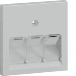Hager GZUAE3A7035 Zentralscheibe 55 UAE 3-fach, lg