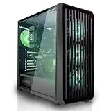 SYSTEMTREFF Gaming PC AMD Ryzen 7 5700X 8x4.6GHz | Nvidia RTX 5060 Ti 8GB DX12 | 1TB M.2 NVMe | 32GB DDR4 RAM | Windows 11 | WLAN Desktop Computer Rechner für Gamer, Zocker & Streamer