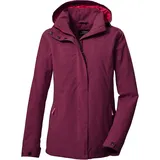 KILLTEC Damen Funktionsjacke/Outtdoorjacke mit abzippbarer Kapuze KOS 92 WMN JCKT, dunkelrose, 44,