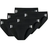 SCHIESSER Slip 6er Pack Schwarz / Weiß L