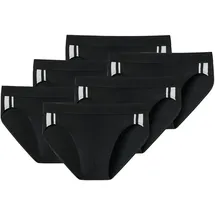 SCHIESSER Slip 6er Pack Schwarz / Weiß L