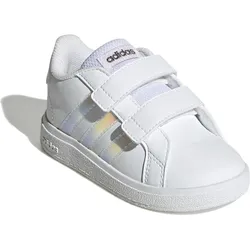 adidas Grand Court Lifestyle Court Hook and Loop Shoes ftwwht/irides/ftwwht (01F7) 8K