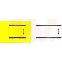 Van Wezel Zier-/Schutzleiste, Tür Schwarz Hinten Rechts 5880426 für