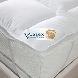 Jekatex Matratzenauflage »Duo Premium 5 Sterne«, allergikerfreundlicher Topper, nachhaltige Faser, verschiedene Größen weiß Textil, 200x200 cm Oeko-Tex®, Schlafzimmer, ,