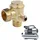 waxyxaw Rückschlagventil Kompressor 3 Wege Gewinde 20 x 16 x 10 mm Männlich Druckluft Kompressor Ersatzteile 3-Wege, Gewinde,Männlich Druckluftventil, 1/2 zoll, 90 Grad pneumatischer Rohrverbinder,