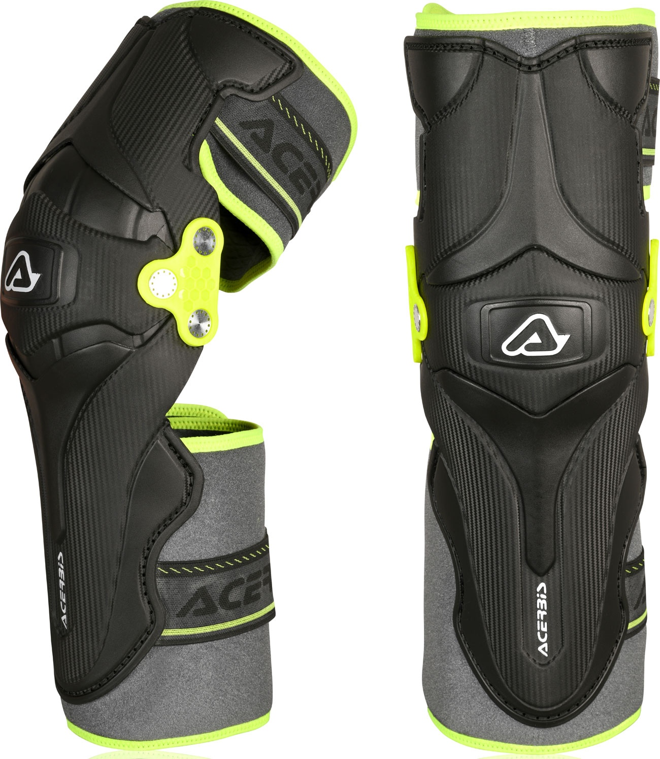 Acerbis X-Strong, knee protectors - Noir/Jaune