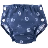 Popolini Badewindel Sea Shells ideal für Badeausflug und Babyschwimmen (S ~3-9 kg)