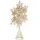 Atmosphera Créateur d'intérieur Christbaumspitze 20 cm gold