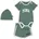 Baby MINICATS CLASS 3-Piece Set INF Gestrickte Anzüge Green Moon 80
