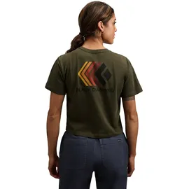 Black Diamond Faded Crop Dark Moss S