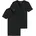 T-Shirt 2er Pack in schwarz Gr M