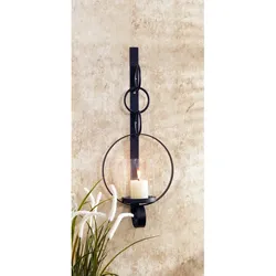Eleganter Wandkerzenhalter aus Metall