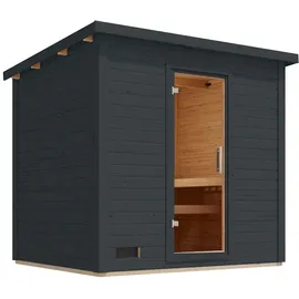 Karibu Hytti 3 inkl. 9 kW Bio-Kombiofen + int. Steuerung