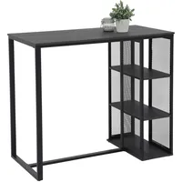 HELA Tische Bartisch Klara 120 x 60 x 103 cm Eiche Dunkelgrau