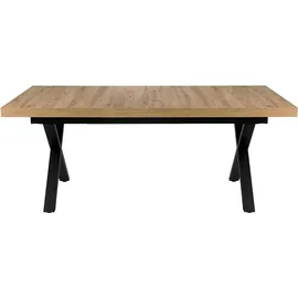 Mäusbacher TAVOLO PLUS 200 x 79,5 x 100 cm Asteiche Dekor/Schwarz