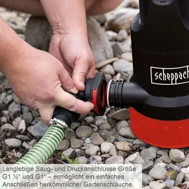 SCHEPPACH Schmutzwasserkombipumpe DWP750 750W 20000 L/h