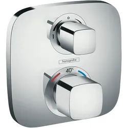 Thermostat Unterputz Ecostat E Fertigset 2 Verbraucher chrom