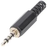 goobay Klinkenstecker 3,5mm 4-polig 1m (4-polig, stereo)