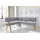 Home Affaire "Rio", grau, B:210cm H:89cm T:140cm, Sitzbänke, Massivholz in Eiche geölt, Esszimmerbank bequem gepolstert