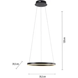 just light. Ritus 1-flg. Ø 39 cm anthrazit