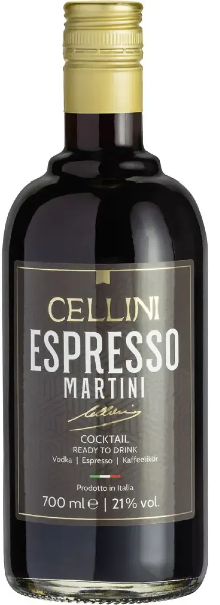 Cellini Espresso Martini Cocktail 21% vol. 0,7 l