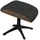 flexlux Fußhocker Volden 44 x 39 x 35 cm grau