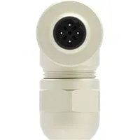TE Connectivity T4113411041-000 Sensor-/Aktor-Steckverbinder, unkonfektioniert M12 Stecker, gewinkelt Polzahl