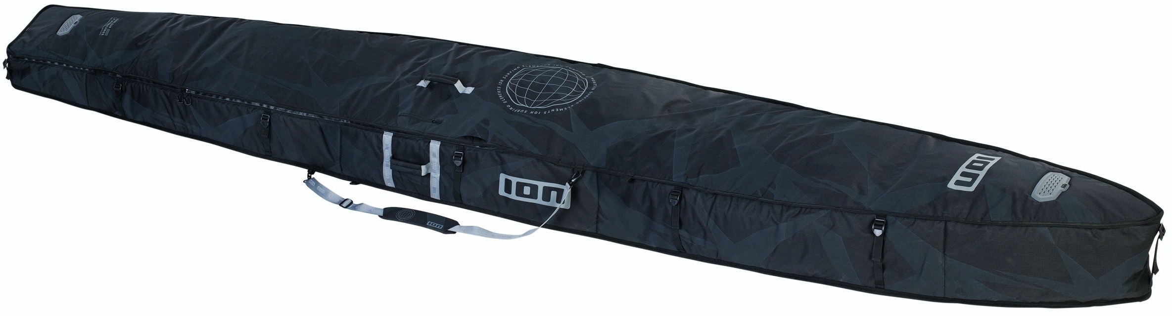 ION SUP Boardbag Race Tec 22 Tasche Boardbag Transport Bag, Breite: 26.5'', Länge: 14'0'', Farbe: black