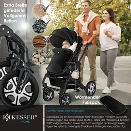 KESSER Loops 3 in 1 schwarz