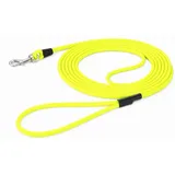 Karlie Hundeleine – Trainings- und Suchleine mit Handschlaufe – 5m x 6mm – Flamingo Caspar Fluo Gelb – Biothane – Karabiner verchromt